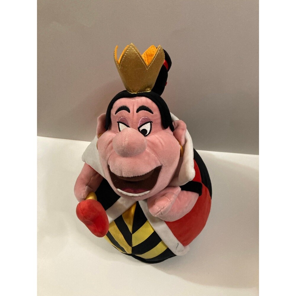 Queen of Hearts Authentic Disney Store Alice in Wonderland 15" Stuffed Plush